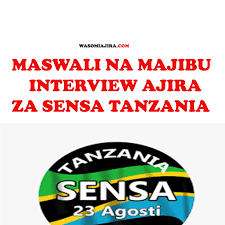 maswali ya interview sensa2022